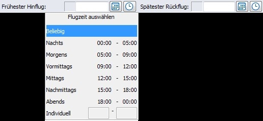 Bistro Abflugszeiten